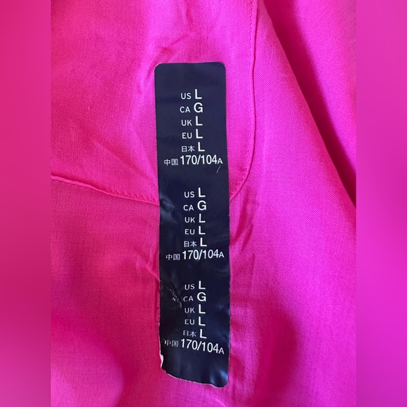 Gap Women's Pink Shirt Blouse Size L NWT Long Sleeve - Picture 7 of 9